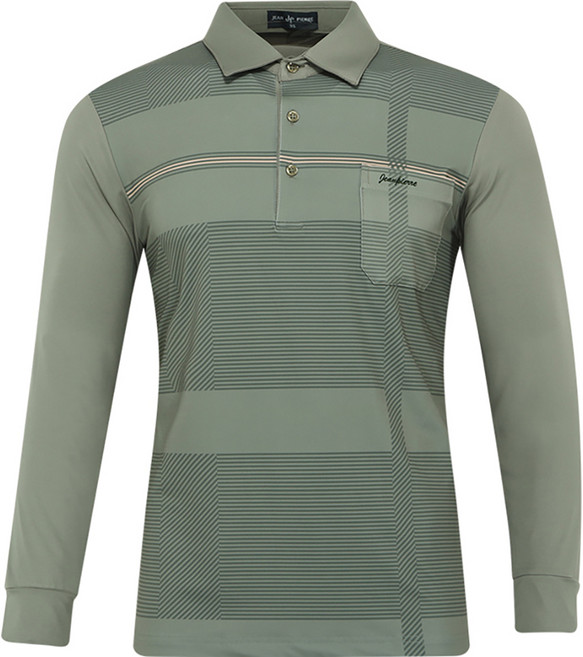 페라어스 남성용 스트라이프 체크 골프 긴팔셔츠 CTF3DJ2150