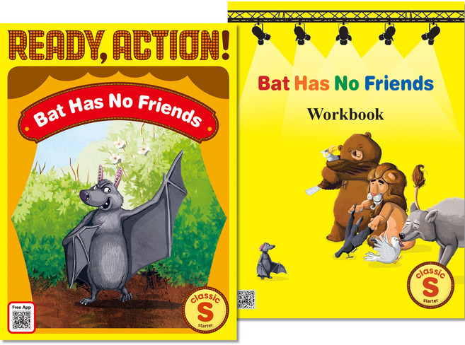Ready Action Classic Starter: Bat Has No Friends, Ready Action Classic Starter.., Romi Park(저),A*List.., A*List, 유아/유치/초등