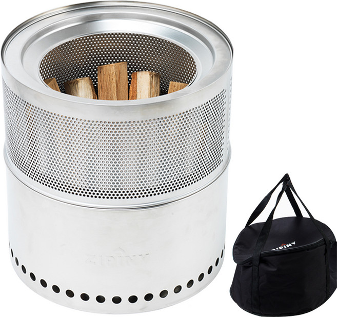 Zipiny One Stove 露營焚火臺 + 收納袋組合, 1套