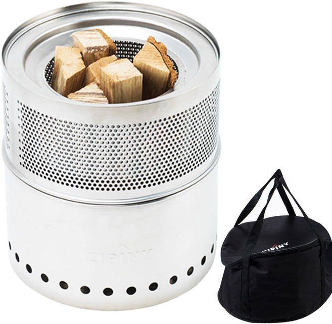 Zipiny One Stove 露營焚火臺 + 專用收納袋, 1套
