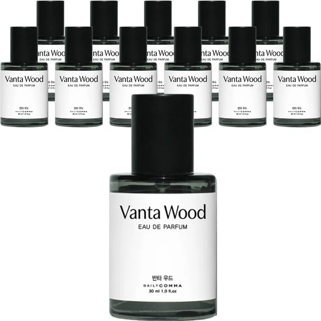 데일리콤마 남성용 오 드 퍼퓸 반타 우드, 12개, 30ml - 쿠팡