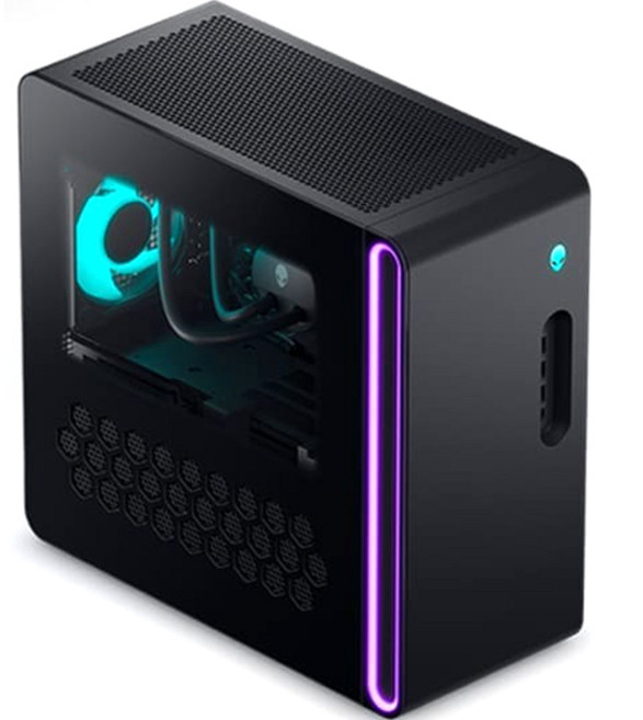 델 에일리언웨어 AURORA R16 게이밍 데스크탑 Dark (i9-13900F WIN11 Pro NVMe 1TB DDR5 32GB RTX4070 Ti), DAWR16N-WP02KR, 기본형