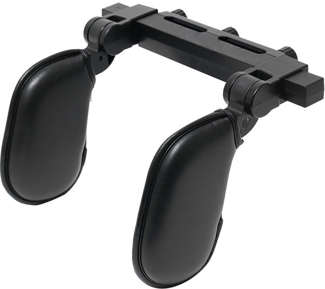 노멀라이프 차량용 헤드레스트 목쿠션, 1개, 블랙