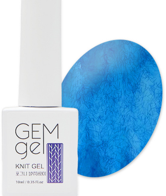 아이빛 젬젤 컬러 니트 포그니 젤네일, 05 포그니 블루하와이, 10ml, 1개