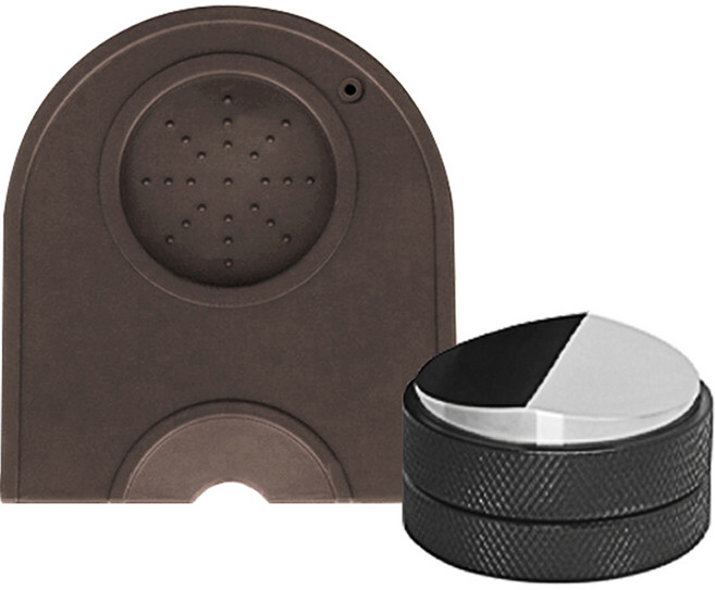 칼딘 V타입 레벨링 툴 58mm + 코너식 1구 탬핑 매트 세트, 브라운, 1세트