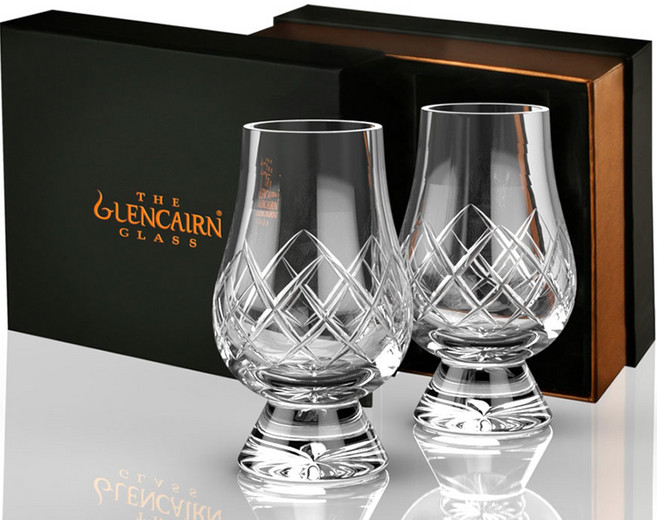 글렌캐런 컷크리스탈 글래스 프리미엄 선물세트, 2개