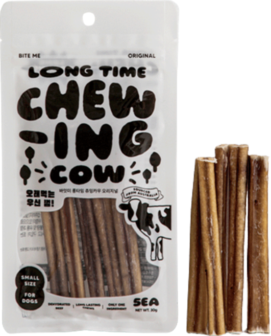 바잇미 강아지 롱타임 츄잉카우 우신껌, 오리지널, 30g, 1개
