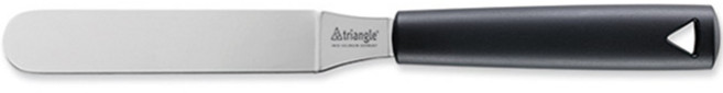 트라이앵글 아이싱 12cm 꺾임 스패츌러, 블랙, 1개, 단품