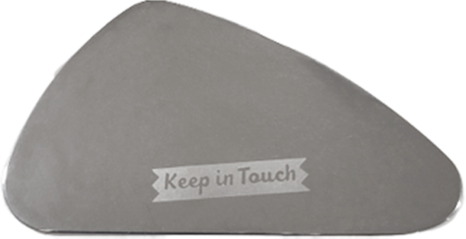 [純素美妝] Keepin Touch 迷你鵝卵石不鏽鋼刮棒, 混合顏色, 1個