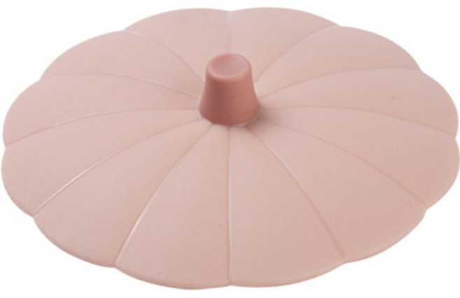 마미스테이블 실리콘 호박뚜껑 10cm, 피치, 1개