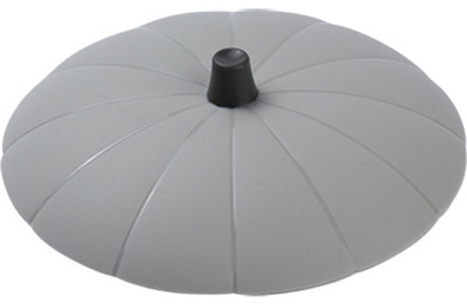 마미스테이블 실리콘 호박뚜껑 16cm, 라이트그레이, 1개