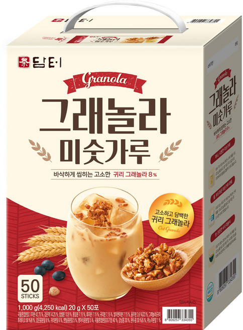 담터 그래놀라 미숫가루 50p, 1kg, 1개