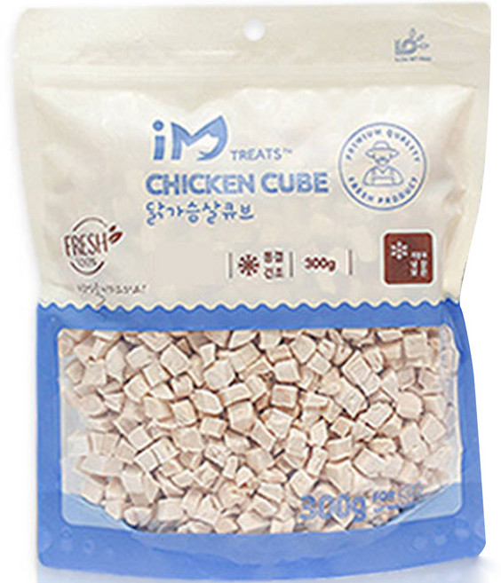 네이처펫 전연령 고양이 아임트릿 동결건조 큐브 사료, 닭, 300g, 1개