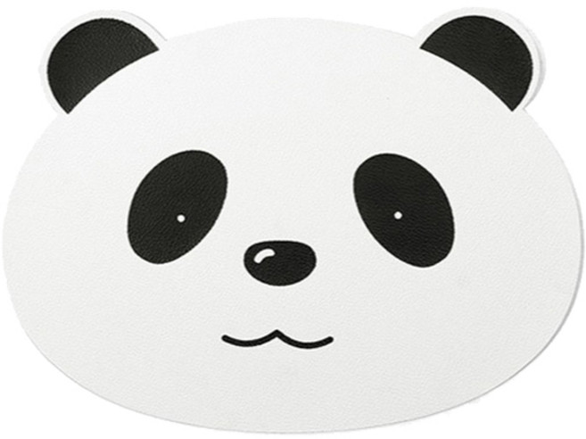 제이엔 1인 판다 식탁 매트, 혼합색상, 37 x 27 cm, 1개