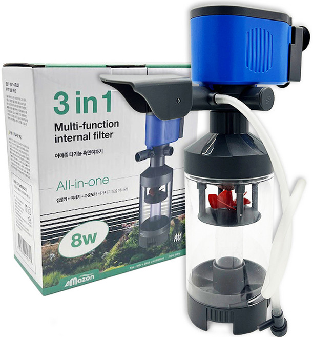 아마존 3in1 다기능 측면 여과기 AMZ-8017, 8W, 1개