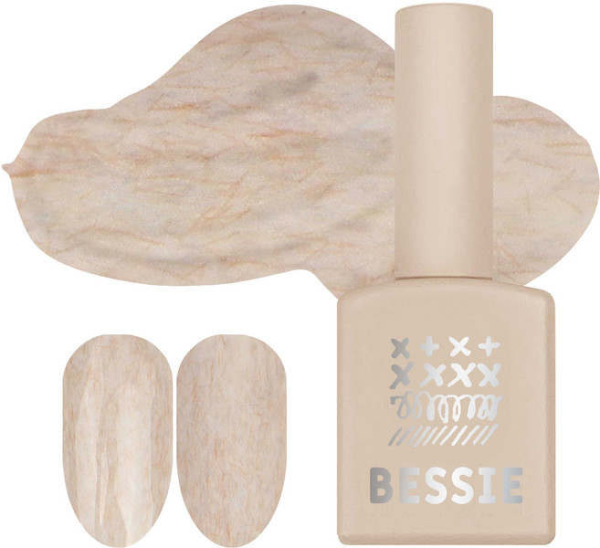 BESSIE 컬러 젤네일, TD17 코튼 베이지, 11ml, 1개