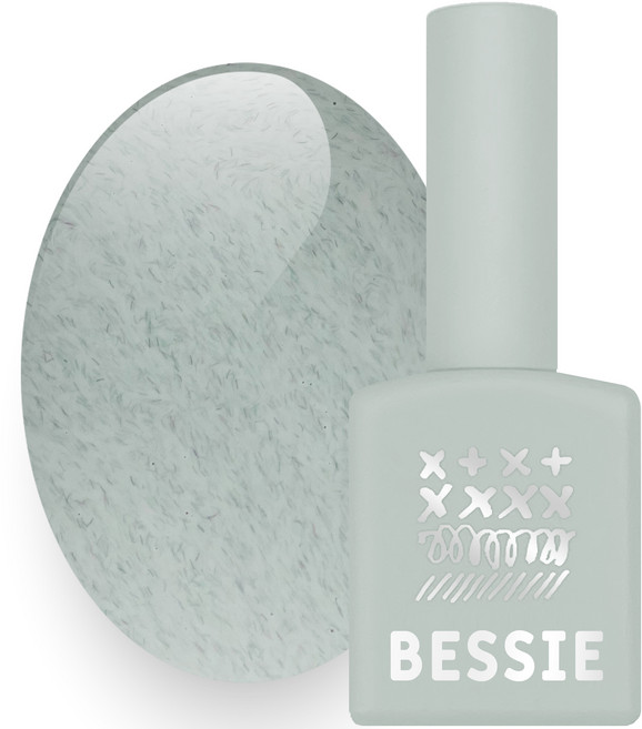 BESSIE 트위드 젤네일, TD 11 IVY, 12g, 1개