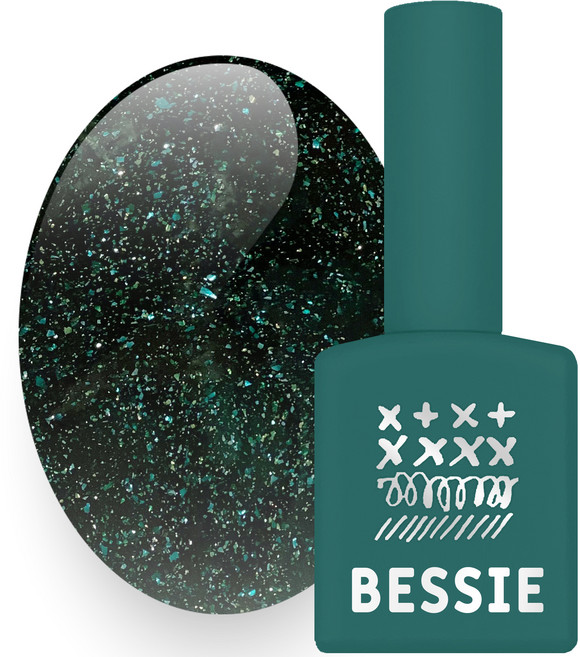 BESSIE 트위드 젤네일, TD 12 CLOE, 12g, 1개