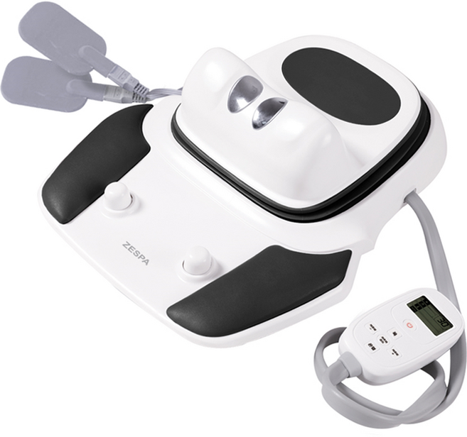 제스파 누워넥 목안마기 지압형 ZP, ZP8040, 화이트블랙