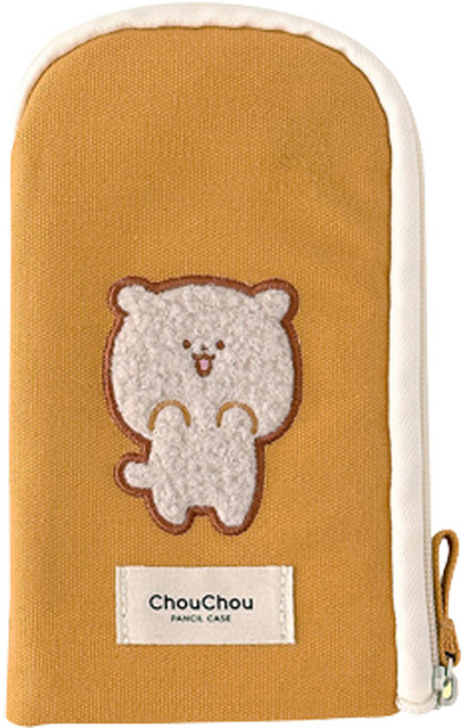 iiGEN 순덕이크루 멀티 파우치, 1개, 머스타드