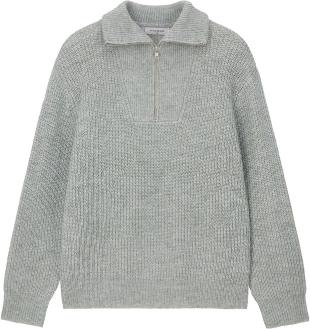 마인드브릿지 남성용 두굿 에어얀 하프집업 니트 MXKT7113