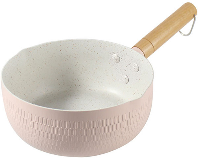 나리히라 인덕션 컬러 해머톤 라면냄비, 18cm, 핑크, 1개