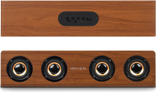 아이리버 블루투스 사운드바 스피커, IBS-E50, 우드