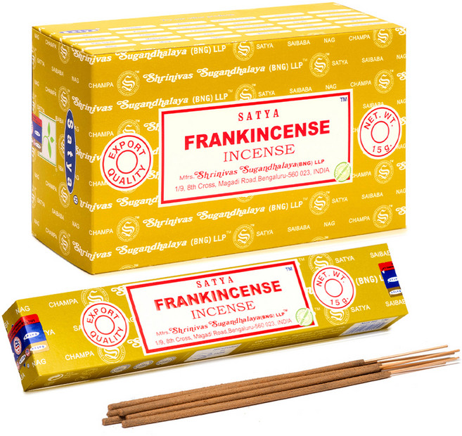 사티아 스틱 인센스 15g x 12p, 프랑크인센스