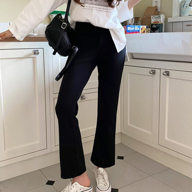 린다샵 여성용 뮬지론 슬림핏 부츠컷 스포츠 레깅스 cplg328k37