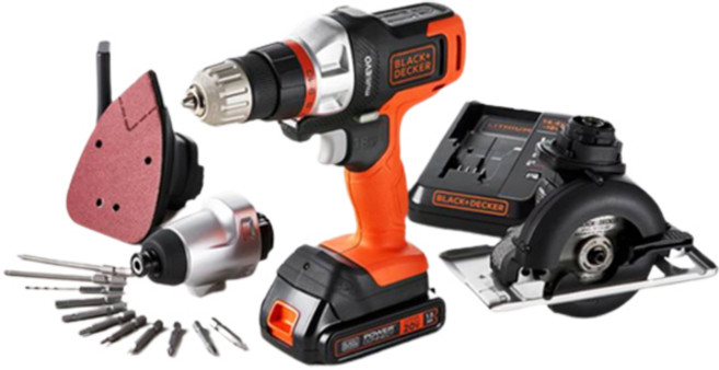 블랙앤데커 20V 4in1 멀티전동공구 EVO185P1, 1개