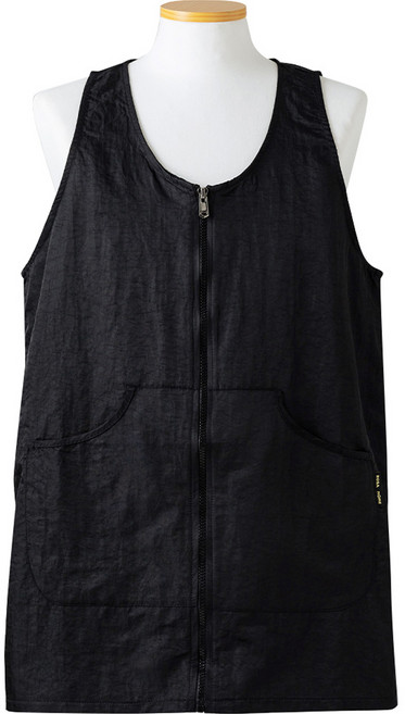 로사홈 조끼형 앞치마 FREE, 검정, 1개