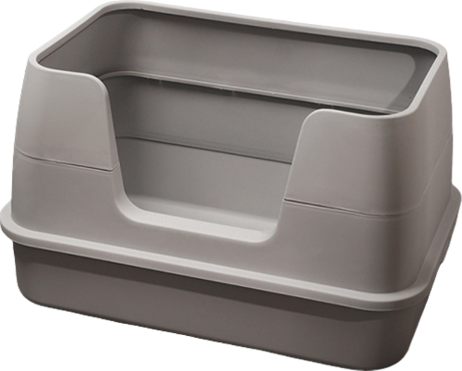 딩동펫 이지클린 접이식 고양이 화장실, 그레이, 1개