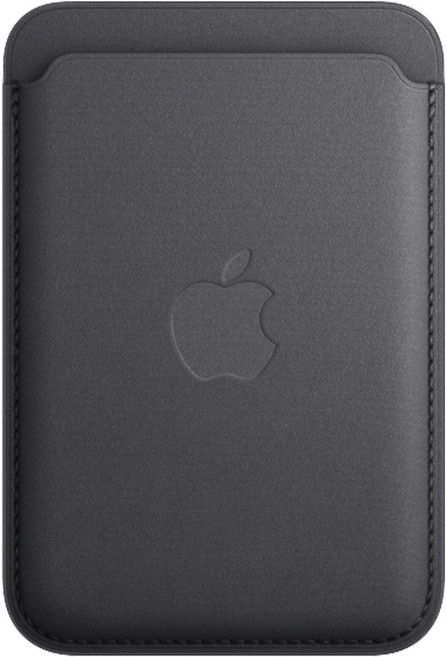 Apple 아이폰 맥세이프형 파인우븐 카드지갑, 블랙, 1개