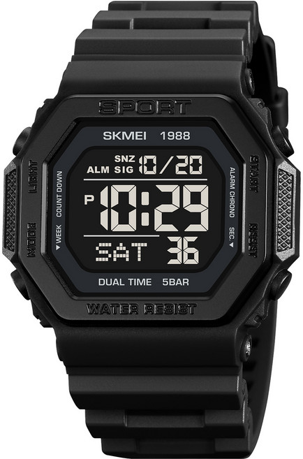 SKMEI 스포츠 디지털 학생 손목시계 1988