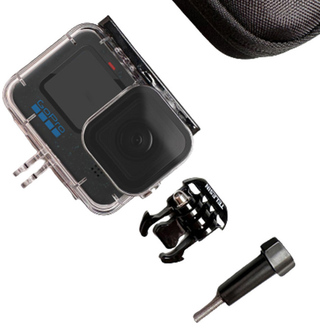 스페이스쉴드 고프로 히어로12 블랙 호환 텔레신 방수 하우징 케이스, 1개