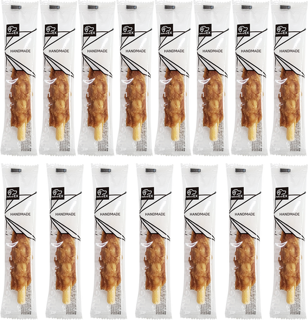 네츄럴이엑스 강아지 한우껌 간식, 황태, 10g, 15개