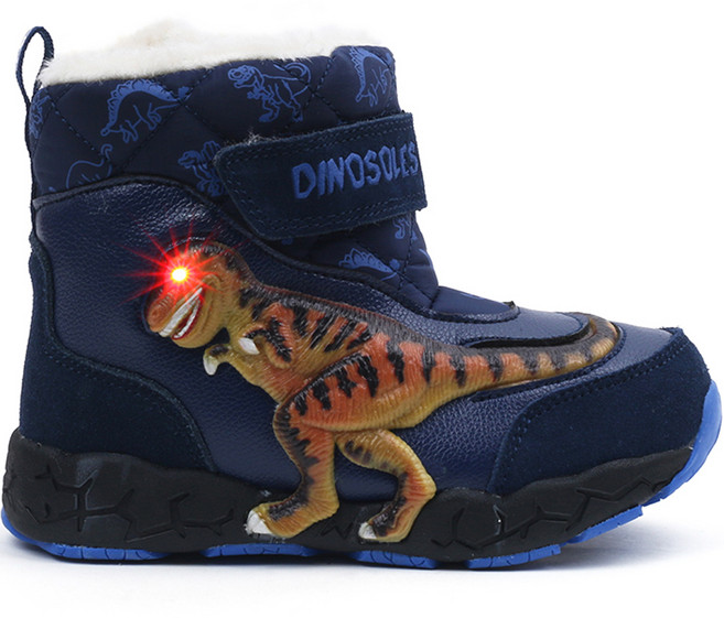 다이노솔즈 유아용 티렉스 워머 벨크로 부츠 DNKCD4TSTR11