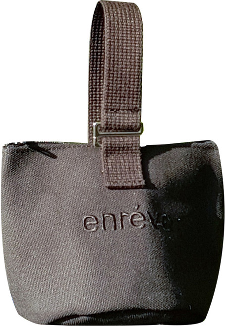 앙레베 미니 캔버스 파우치백, 블랙