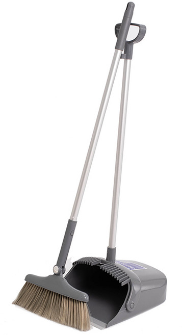 크린메이트 빗날정리 스텐드 빗자루 세트, 1세트