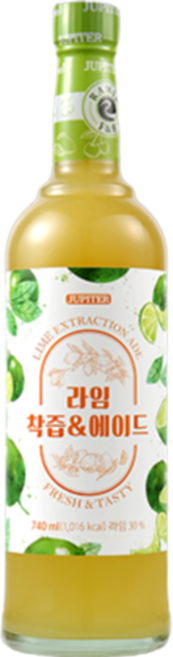 라임 착즙 앤 에이드, 740ml, 1개