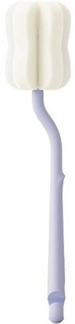 모윰 롱커브 스펀지 젖병솔, 1개, 바이올렛