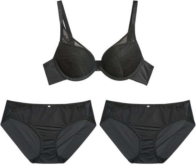 원더브라 원더부스트 와이어 브라1 + 팬티2 세트 WIZ018 WBW3O2C
