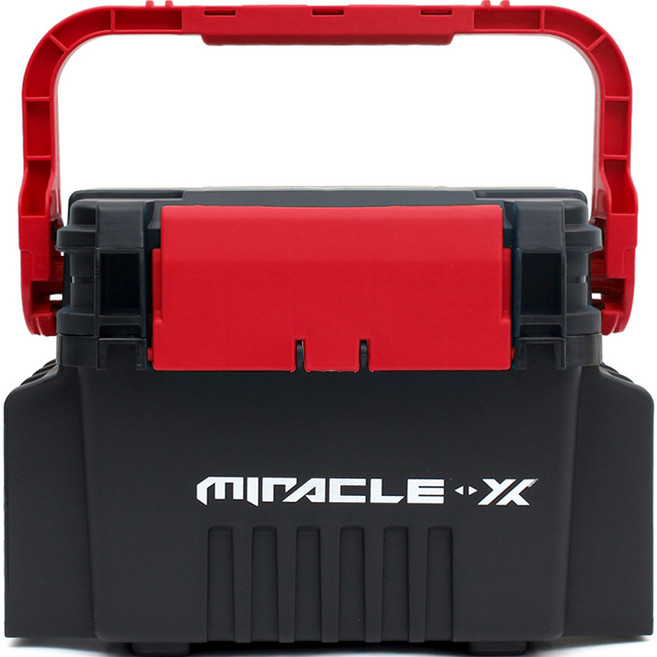 싸파 미라클 X 2단 하드 태클박스, 레드, 1개