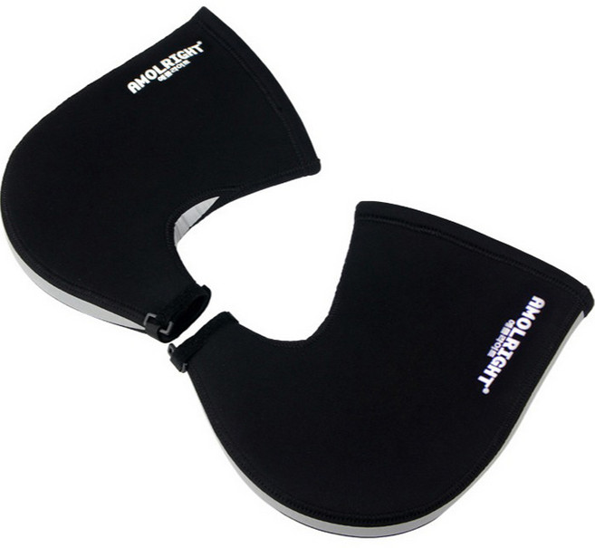 애몰라이트 바미트 로드 자전거 핸들커버 워머 장갑 양손 세트 드롭바형, 검정, 1세트