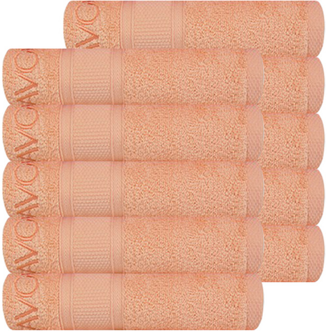 송월타올 샤보렌 센스 고급면 세면타월 140g 30수 코마사, 피치, 10개