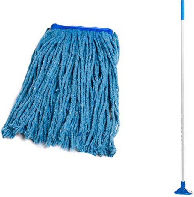 크린메이트 일반청사 마포걸레 + 롱 알루미늄봉 세트, 1세트