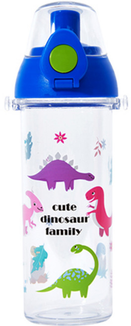 큐트미 공룡 스트랩 원터치 보틀 MP288, 블루, 560ml, 1개