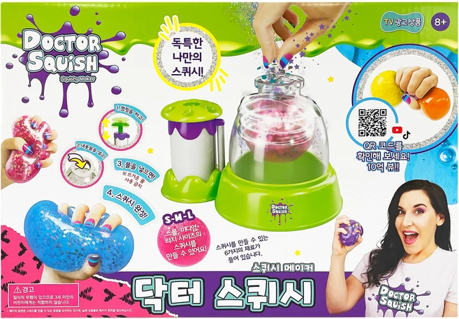 닥터스퀴시 만들기놀이, 혼합색상, 1개 - 쿠팡