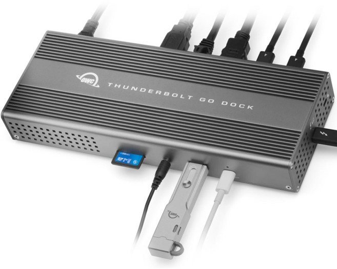 OWC 11in1 썬더볼트4 USB4 멀티 도킹스테이션 TB4DKG11P, 혼합색상, 1개