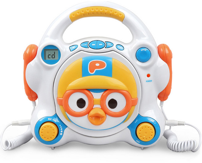 뽀로로 인사하는 CD플레이어 멜로디완구, 화이트, 1개